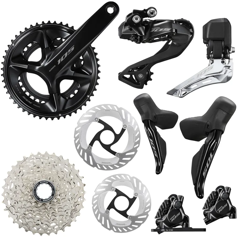 shimano 105 groupset for hybrid bike