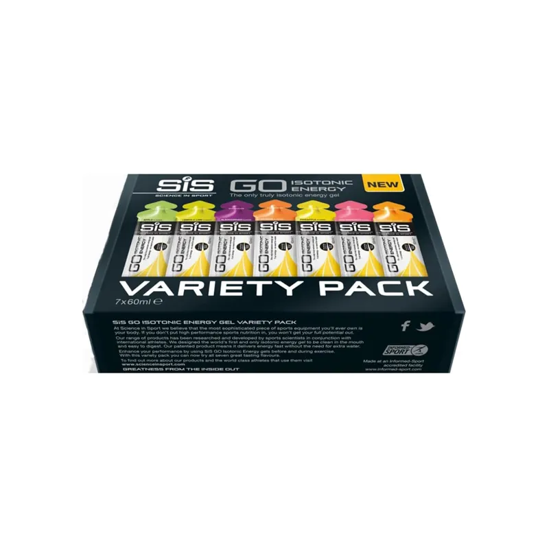 SIS Science in Sport Variety Gel Pack - 7 Pack