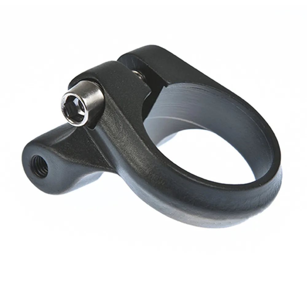 Team Cycles M Part 28.6mm Seat Clamp w/Rack Mount in Black | Interest FREE Finance & Online Refund Policy.