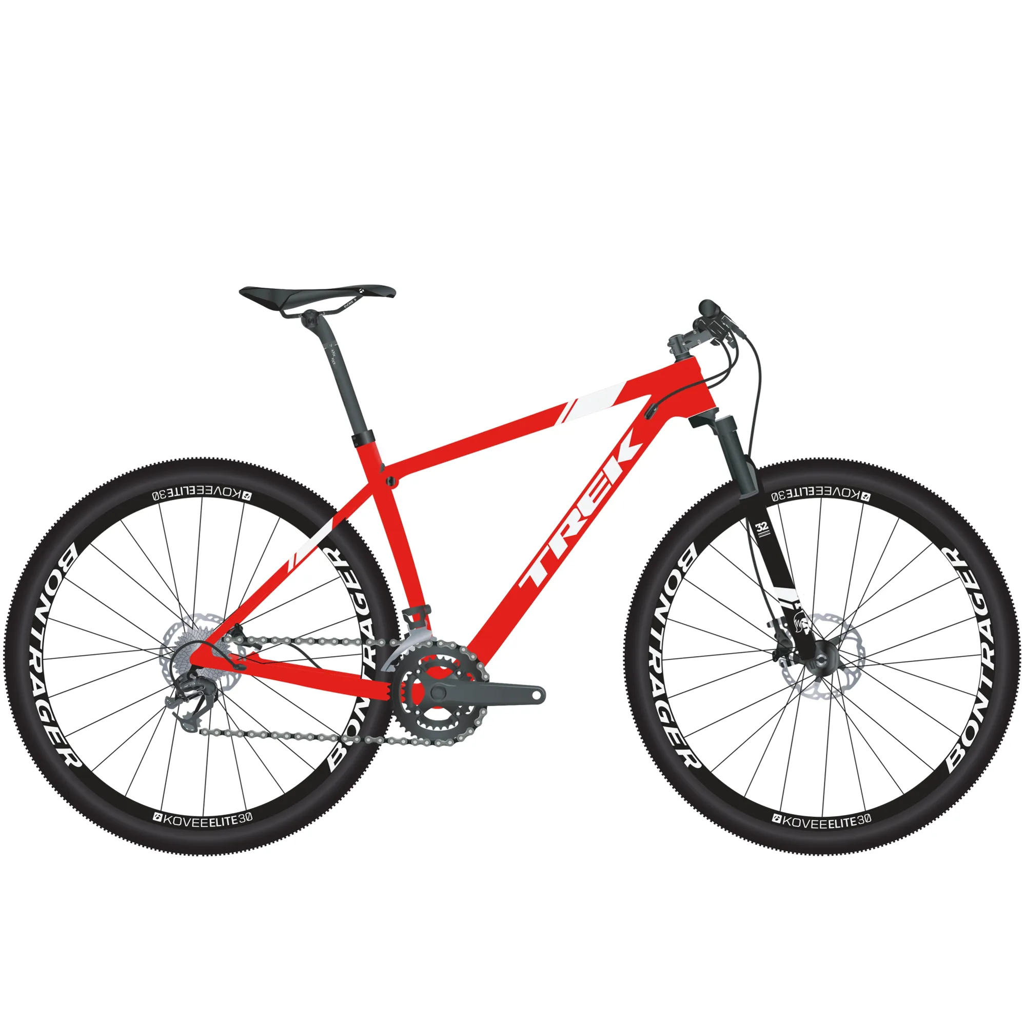 2019 Trek Procaliber 9.8 SL Mens Carbon Hardtail Mountain Bike in Red