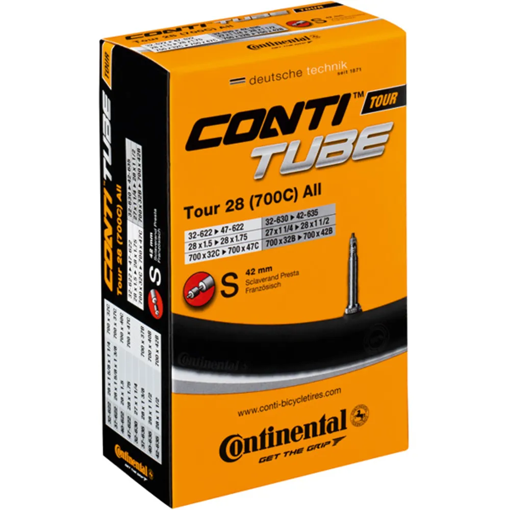 Team Cycles Continental Tour 28 700c Road Bike Inner Tube | Interest FREE Finance & Online Refund Policy.