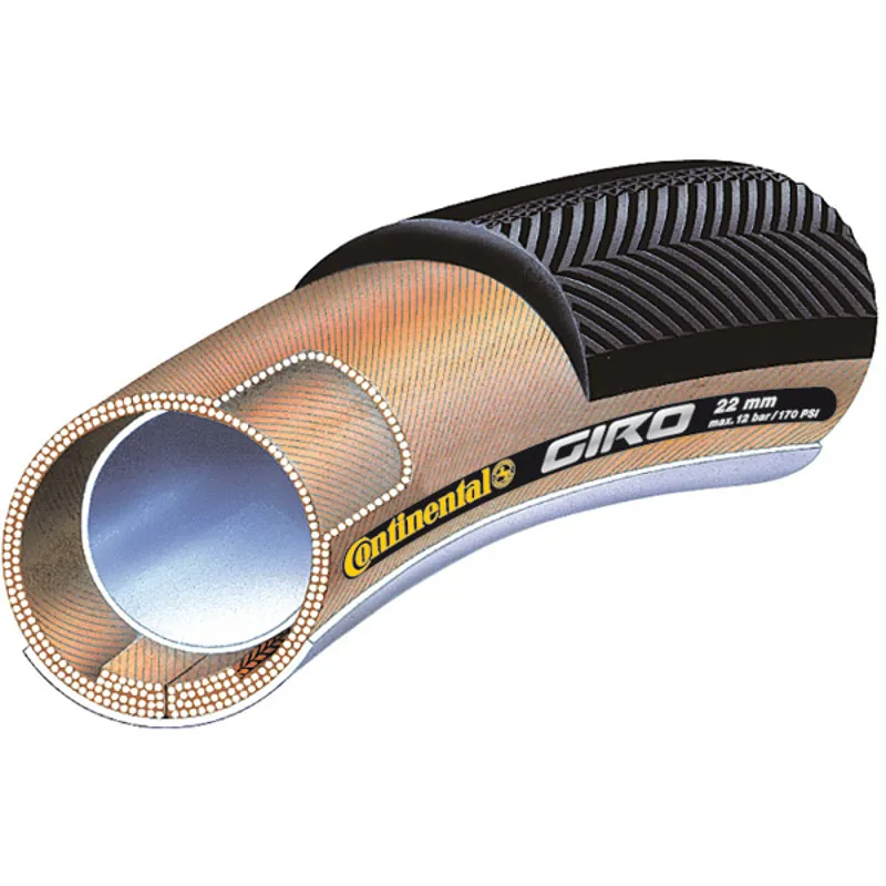 Continental Giro 28x22mm Tubular Road Bike Tyre
