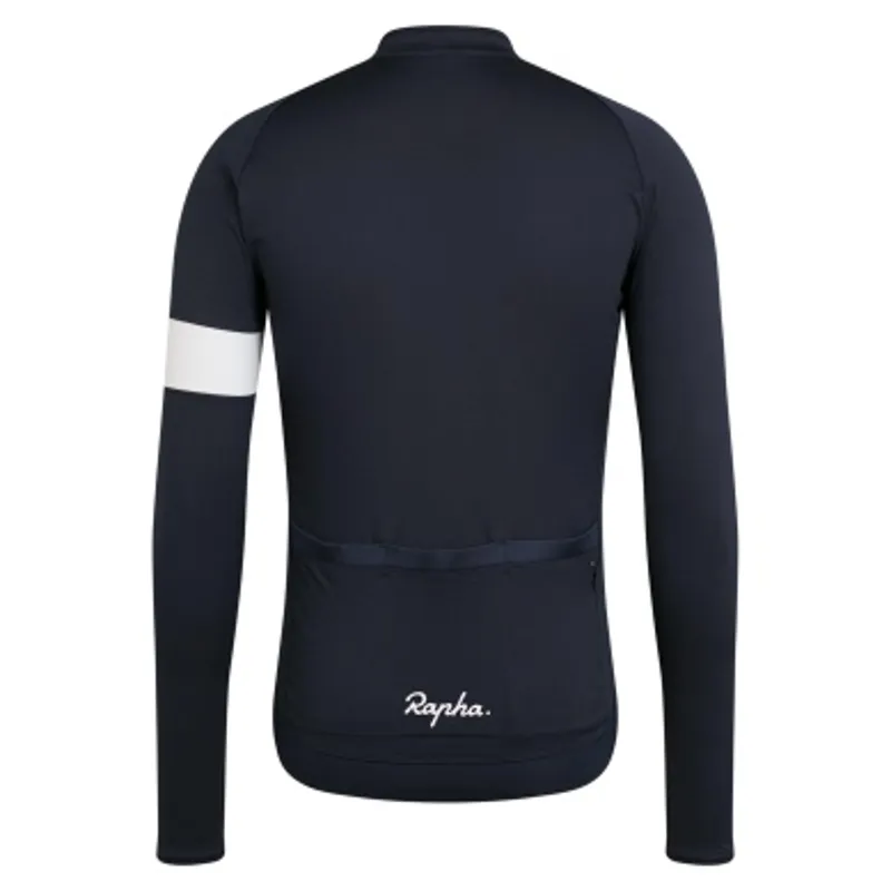 Rapha Men's Core Long Sleeve Cycling Jersey in Dark Navy-1