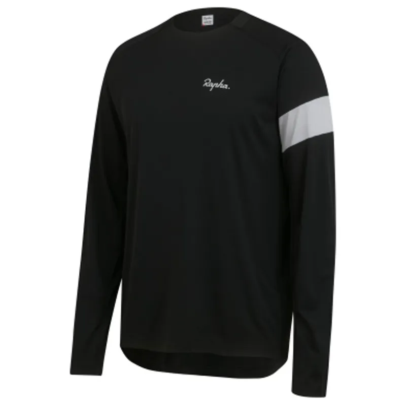 Rapha Trail LS Technical T Shirt in Black-1