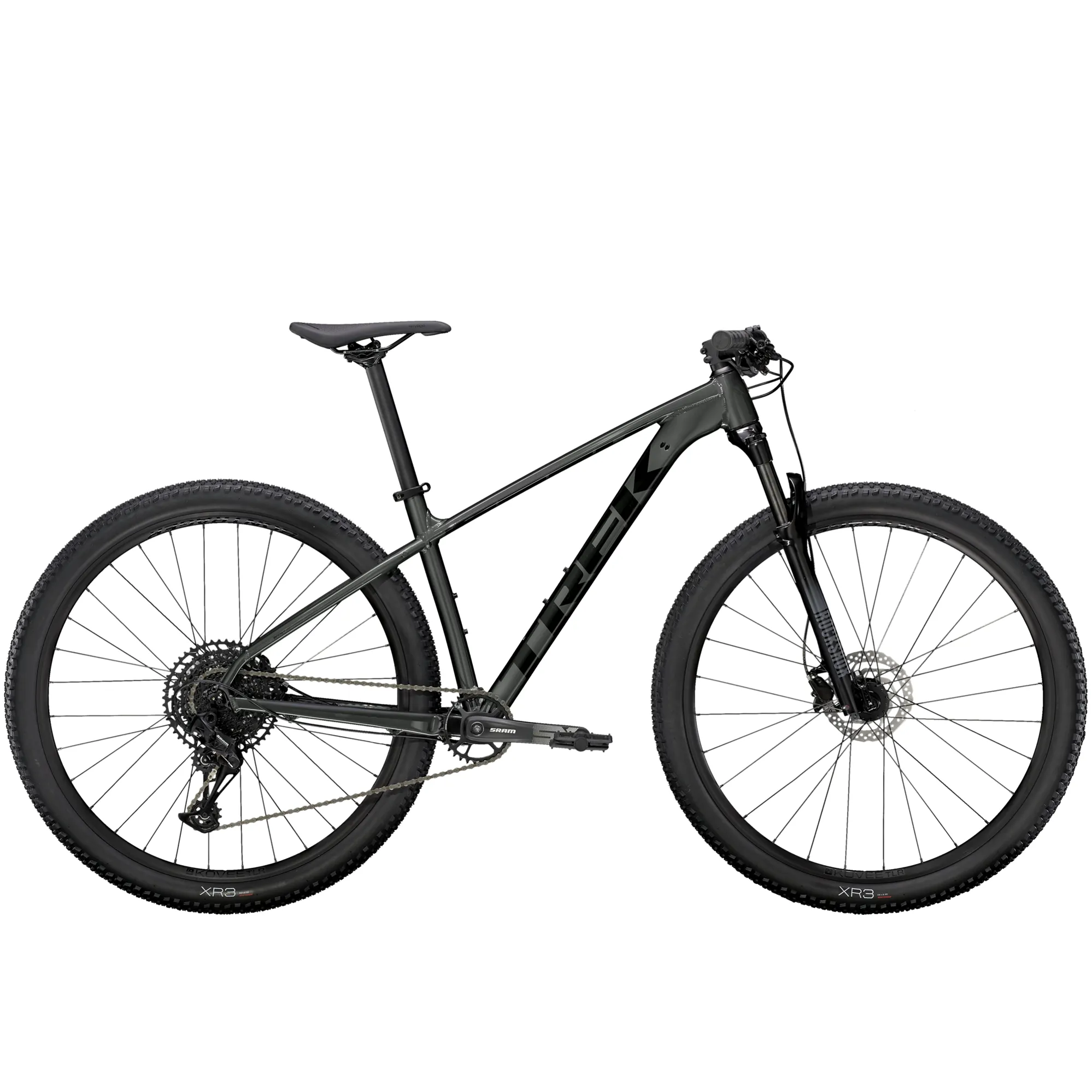 2021 Trek X-Caliber Mountain Bike Lithium Grey and Trek Black