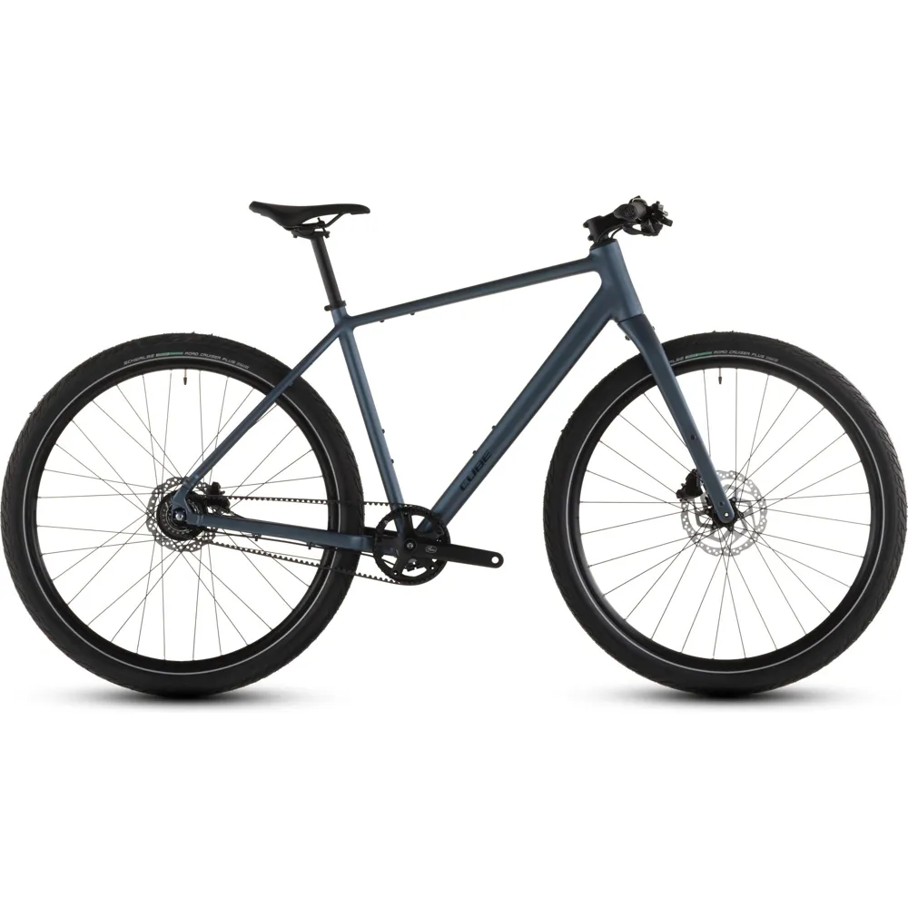 Team Cycles Cube Editor Pro Hybrid Bike in Mineralblue and Chrome | Interest FREE Finance & Online Refund Policy.