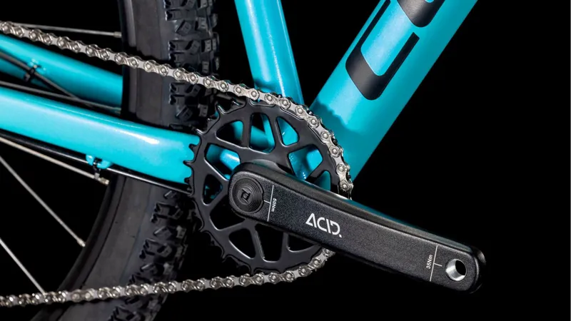 Cube Aim Race Mountain Bike in Swimmingpool and Black-5