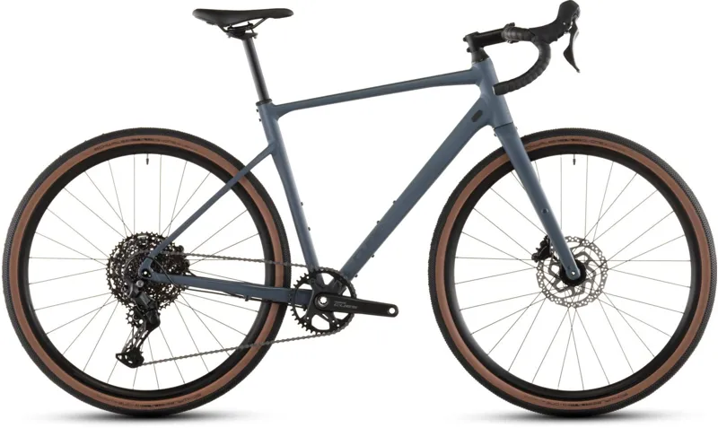 Cube Nuroad Pro Gravel Bike in Whale and Reflex