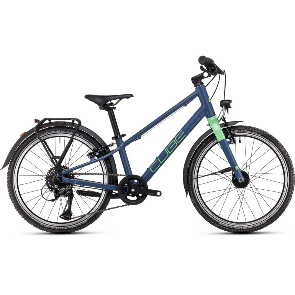 Team Cycles Cube Numove 200 Street Kids Bike in Naval Blue and Apple | Interest FREE Finance & Online Refund Policy.