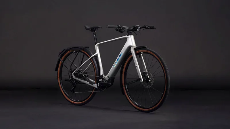 Cube Nulane Hybrid C:62 Race FE 400Wh Electric Hybrid Bike in Sleekgrey and Prism-7