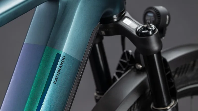 Cube Kathmandu Hybrid SLT 800Wh Electric Hybrid Bike in Duskwood and Goblin-4