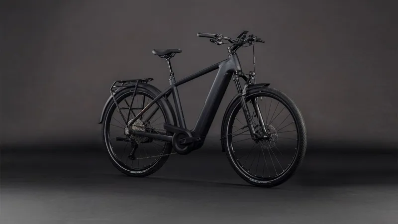 Cube Nuride Hybrid SLX 800Wh Electric Hybrid Bike in Black and Gold-6