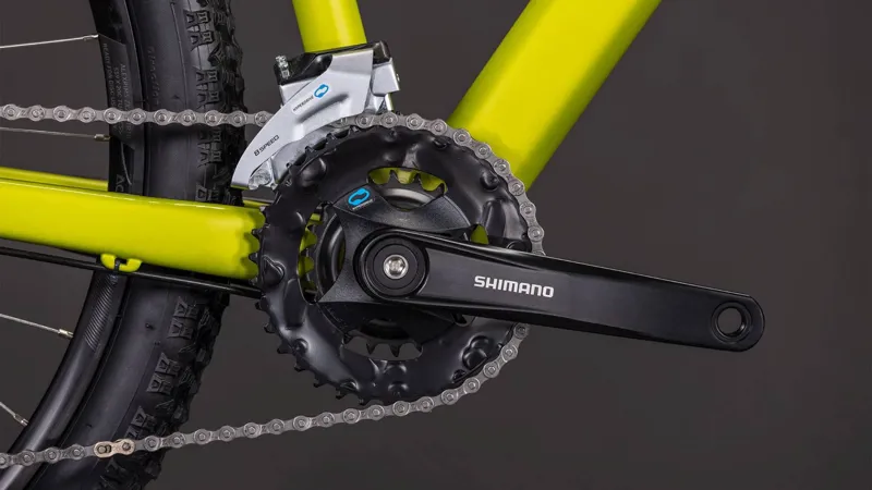 Cube Acid 260 Disc FE 26 Inch Kids Mountain Bike in Lizard and Blue-5