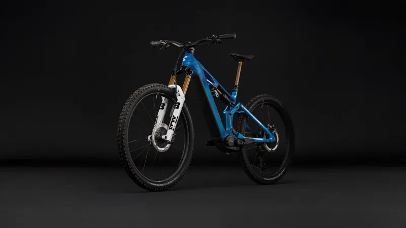 Cube Stereo Hybrid ONE77 HPC AT 800Wh Electric Full Suspension Mountain Bike in Actionteam-9