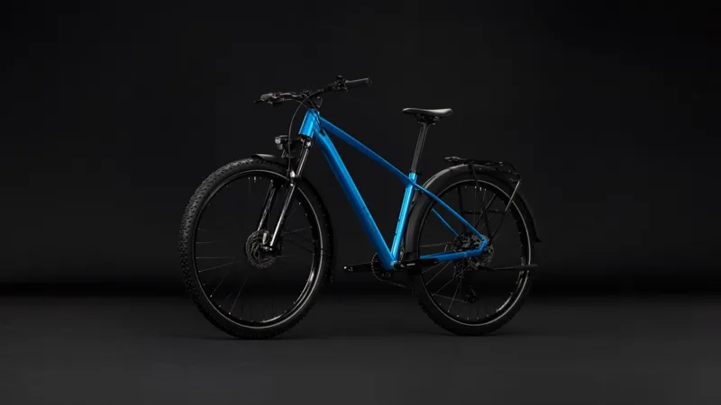 Cube Aim Pro FE Hardtail Mountain Bike in Topasblue and Blue-8