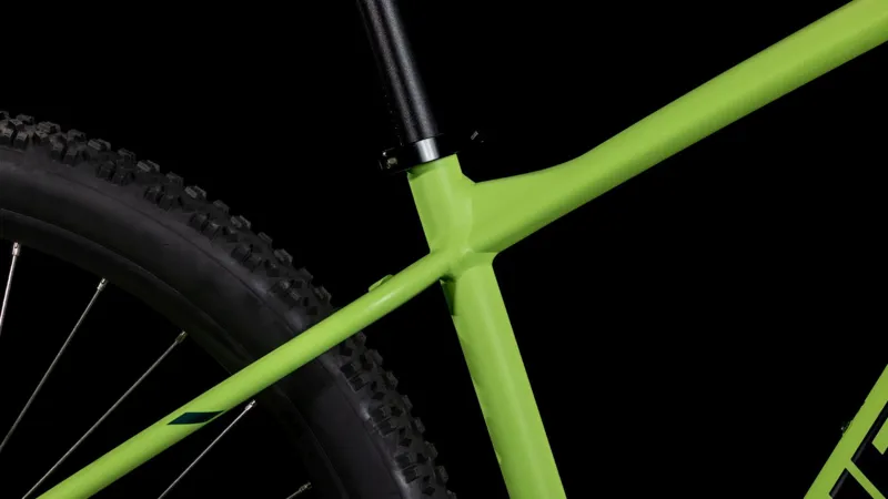 Cube Aim ONE Hardtail Mountain Bike in Lemondsqueeze and Black-4