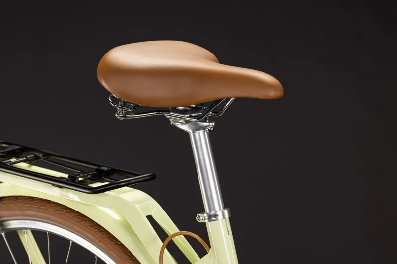 Cube Aruba Hybrid Bike in Sunnyday and Brown-5