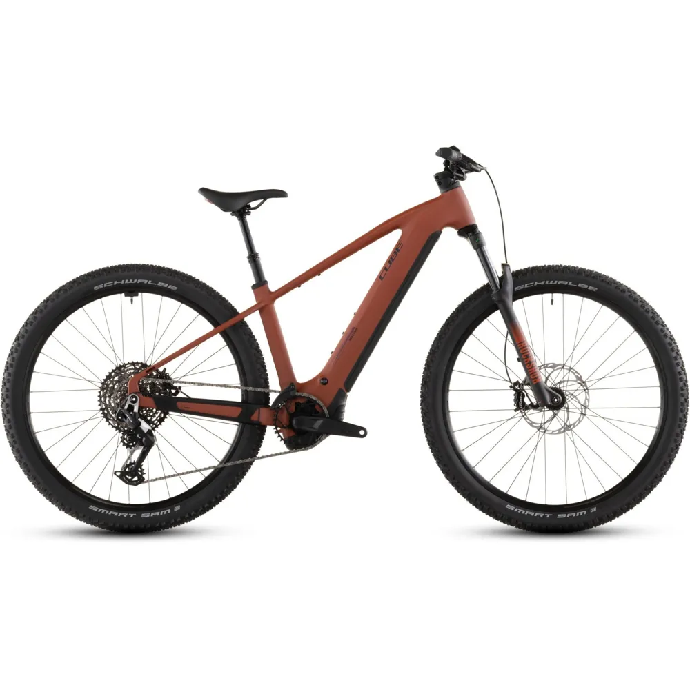 Team Cycles Cube Reaction Hybrid Race 800Wh Electric Mountain Bike in Amber and Black | Interest FREE Finance & Online Refund Policy.