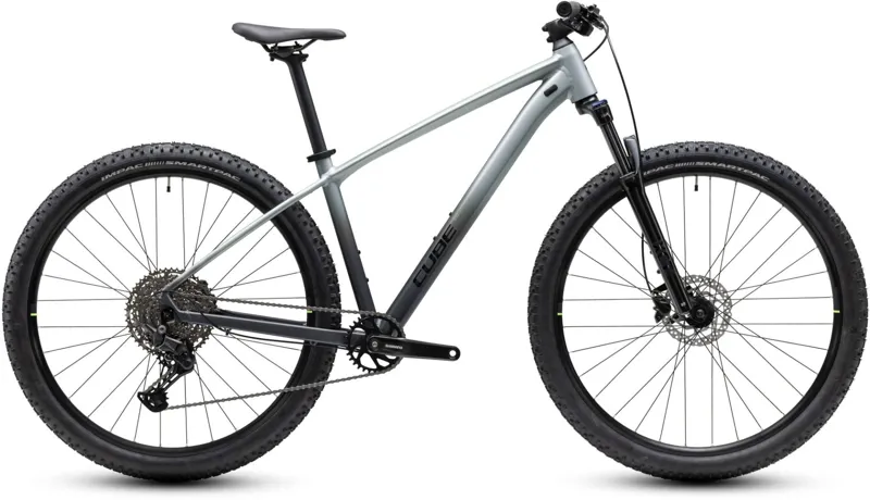 Cube Aim Pro Mountain Bike in Grey and Black