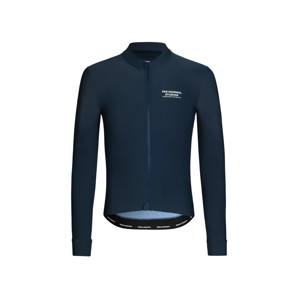 Team Cycles Pas Normal Studios Mechanism Long Sleeve Jersey in Navy | Interest FREE Finance & Online Refund Policy.