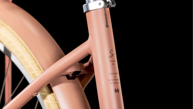 Cube Ella Hybrid EE 500Wh Electric Hybrid Bike in Oldplum and Pink-5