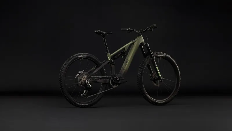Cube AMS Hybrid 177 C:62 TM 600Wh Electric Full Suspension Mountain Bike in Reedgreen and Gills-8