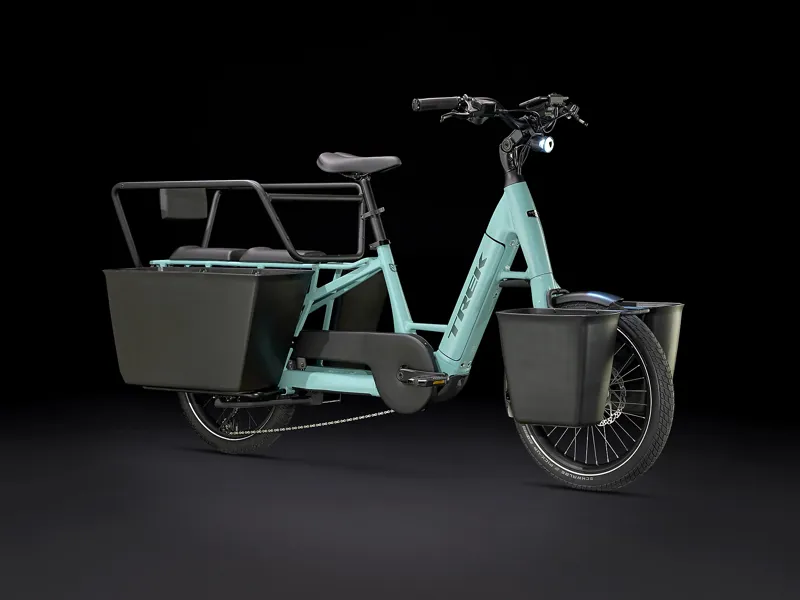 TREK Fetch+ 2 500Wh Electric Cargo Bike in Blue Sage-9