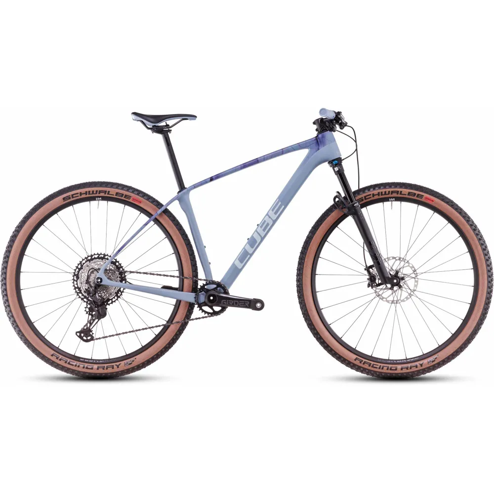 Team Cycles Cube Reaction C:62 Race Mountain Bike in Pigeonblue and Art | Interest FREE Finance & Online Refund Policy.