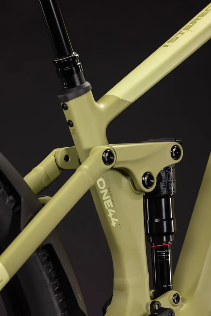 Cube Stereo Hybrid ONE44 Pro 800Wh Electric Full Suspension Mountain Bike in Softwillow and Green-5