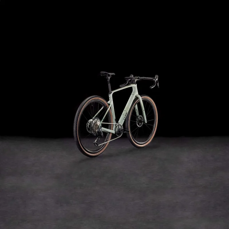 Cube Nuroad C:62 EX Gravel Bike in Desertstone and Green-7