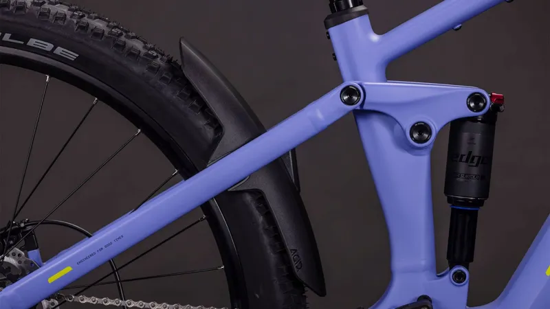 Cube Stereo Hybrid ONE22 Pro 800Wh Electric Full Suspension Mountain Bike in Lucidlilac and Lime-3