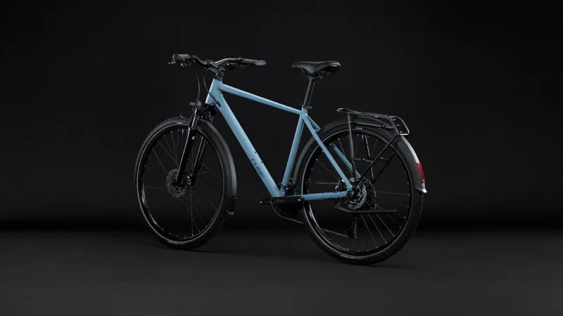 Cube Nature Pro FE Hybrid Bike in Surfblue and Blue-8