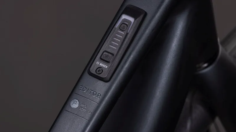 Cube Editor Hybrid Pro 400Wh Electric Hybrid Bike in Coal and Prism-4