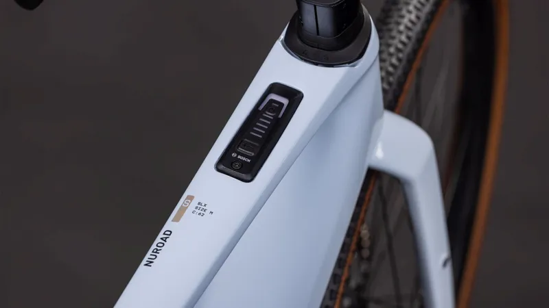 Cube Nuroad Hybrid C:62 SLX 400Wh Electric Gravel Bike in Iceblue and Prism-6