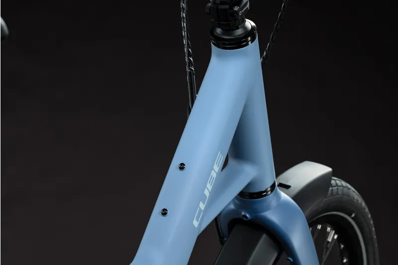 Cube Compact Hybrid 540Wh Electric Hybrid Bike in Thistleblue and Blue-5
