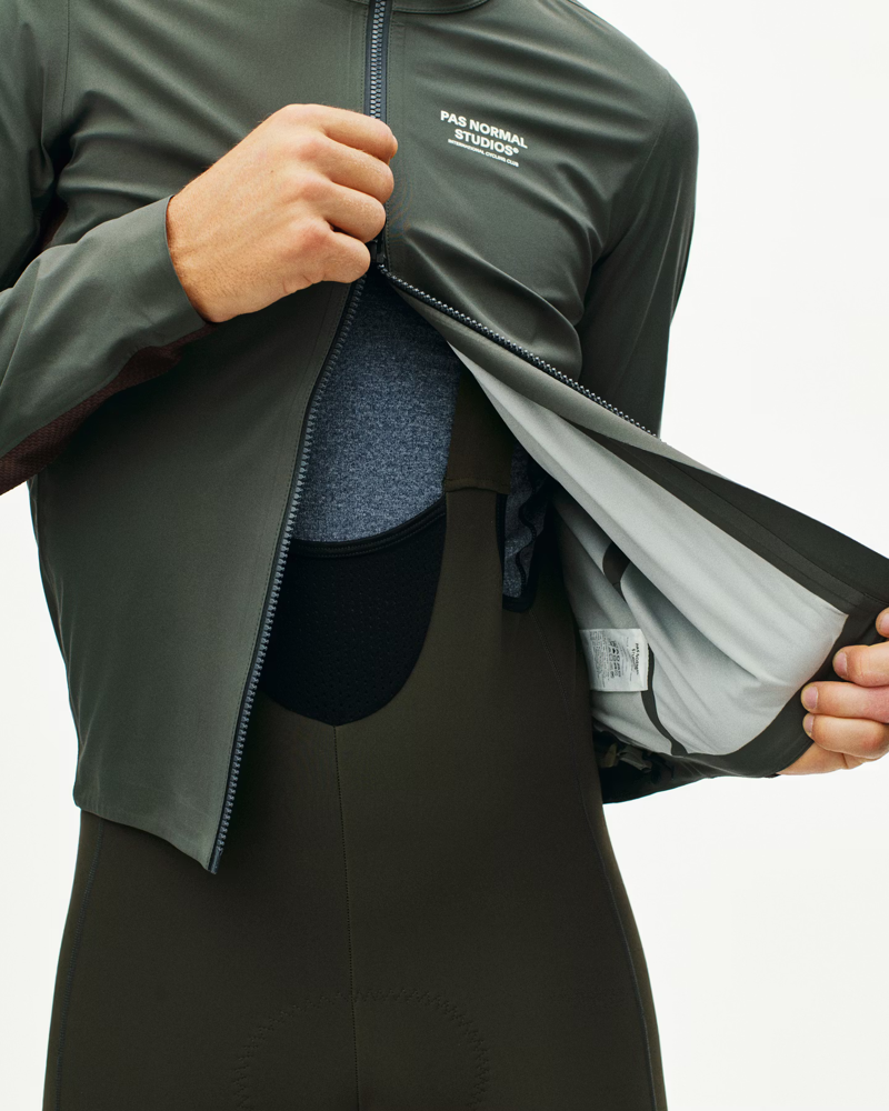 Pas Normal Studios Men's Mechanism Shell Jacket in Dark Grey-4