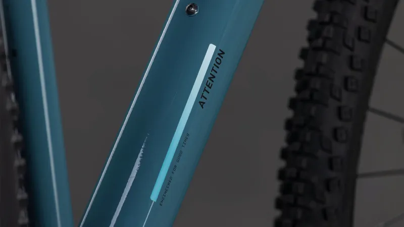 Cube Attention SLX Mountain Bike in Storm and Blue-5