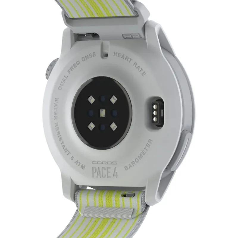 Coros PACE 4 GPS Sport Watch in Nylon White-1