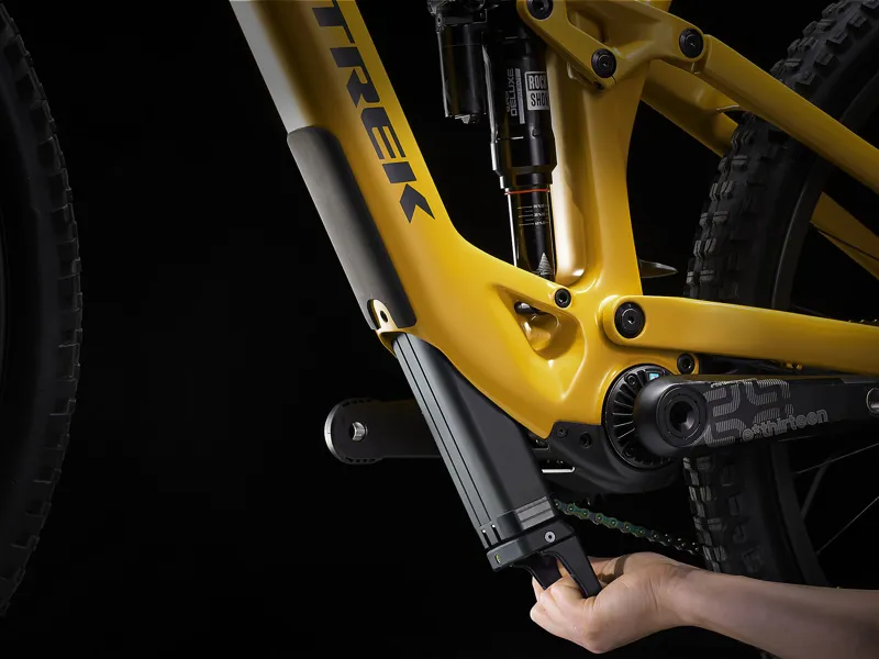 TREK Fuel EXe 9.9 XX1 AXS 360Wh Full Suspension Electric Mountain Bike in Baja Yellow-2