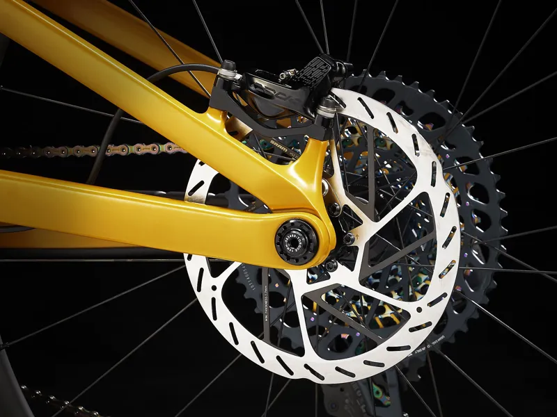 TREK Fuel EXe 9.9 XX1 AXS 360Wh Full Suspension Electric Mountain Bike in Baja Yellow-4