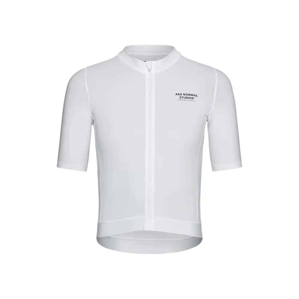 Team Cycles Pas Normal Studios Essential Jersey in White | Interest FREE Finance & Online Refund Policy.