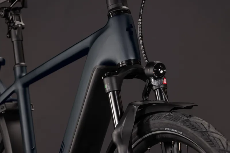 Cube Kathmandu Hybrid Pro 800Wh Electric Hybrid Bike in Coal and Black-5