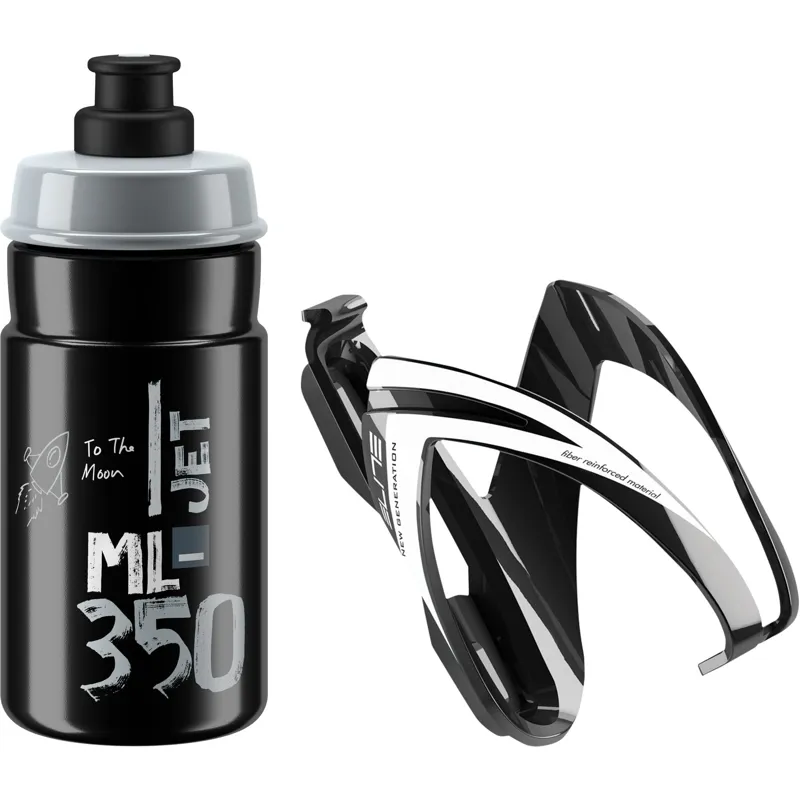 Elite Ceo Jet Youth Bottle and Cage Bundle - 350ml
