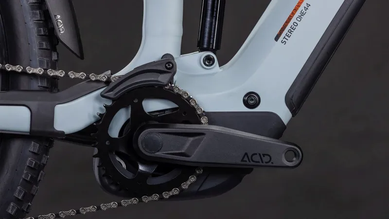 Cube Stereo Hybrid ONE44 Pro 800Wh Full Suspension Mountain Bike in Vulcan and Orange-4