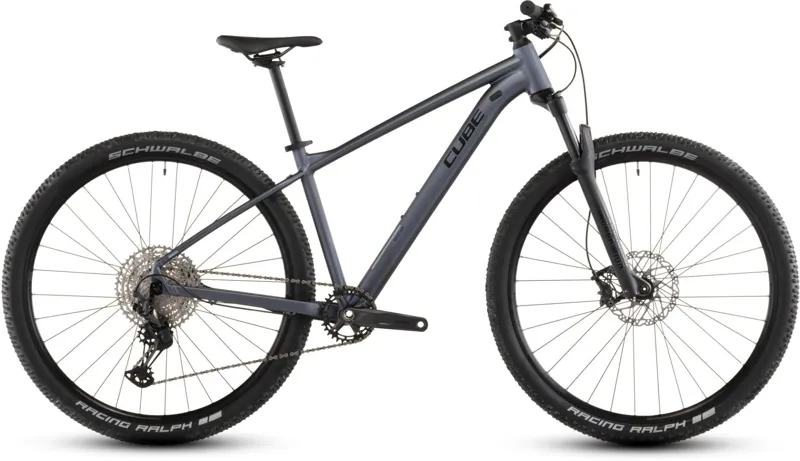 Cube Reaction SLX Mountain Bike in Metalicgrey and Black