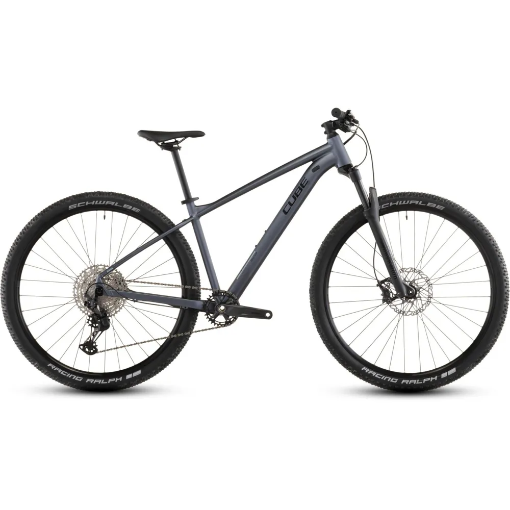 Team Cycles Cube Reaction SLX Mountain Bike in Metalicgrey and Black | Interest FREE Finance & Online Refund Policy.
