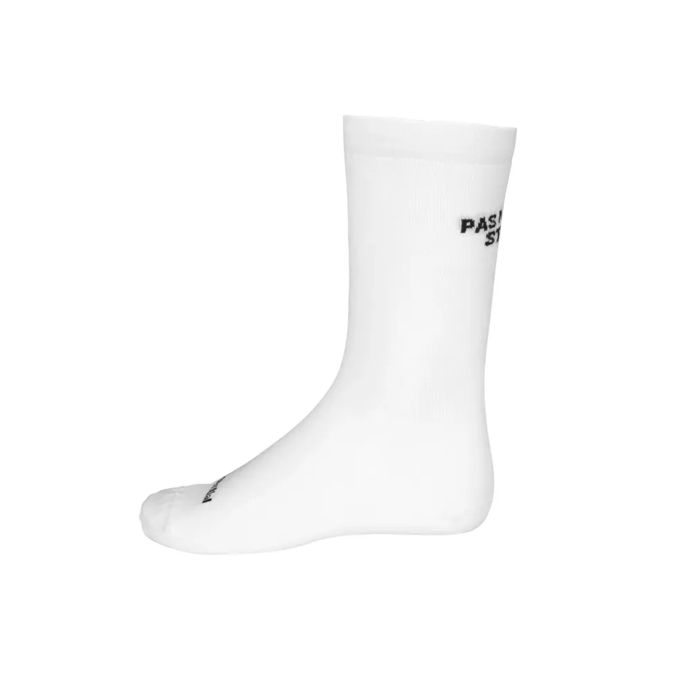 Team Cycles Pas Normal Studios Essential Socks in White | Interest FREE Finance & Online Refund Policy.