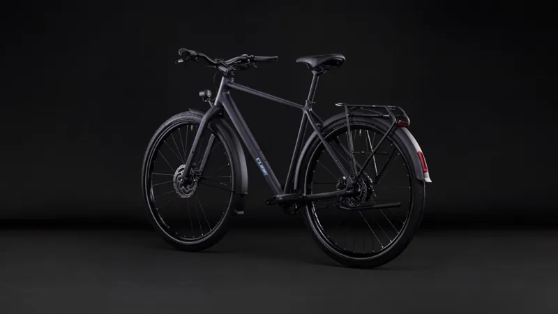Cube Editor Pro FE Hybrid Bike in Night and Chrome-7