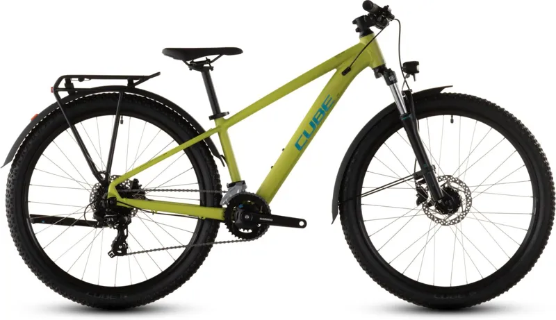Cube Acid 260 Disc FE 26 Inch Kids Mountain Bike in Lizard and Blue