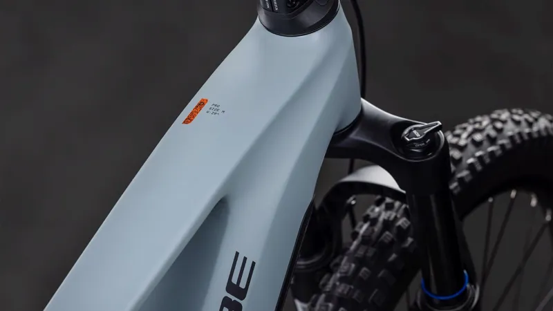 Cube Stereo Hybrid ONE44 Pro 800Wh Full Suspension Mountain Bike in Vulcan and Orange-5